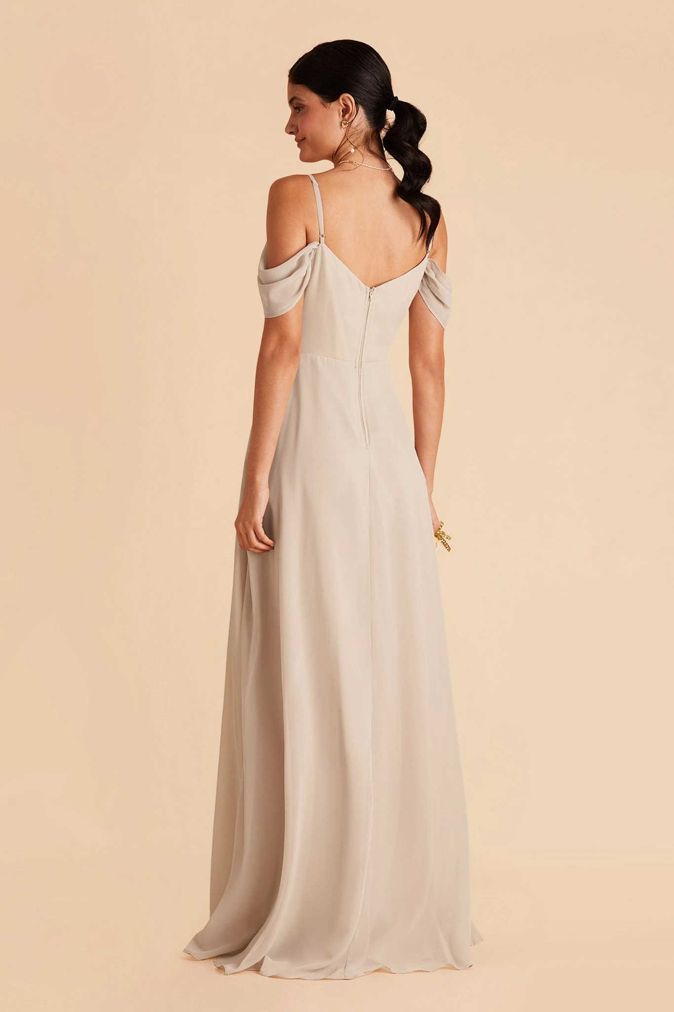 Devin Convertible Dress - Neutral Champagne 11 Devin Convertible Dress - Neutral Champagne - Image 9
