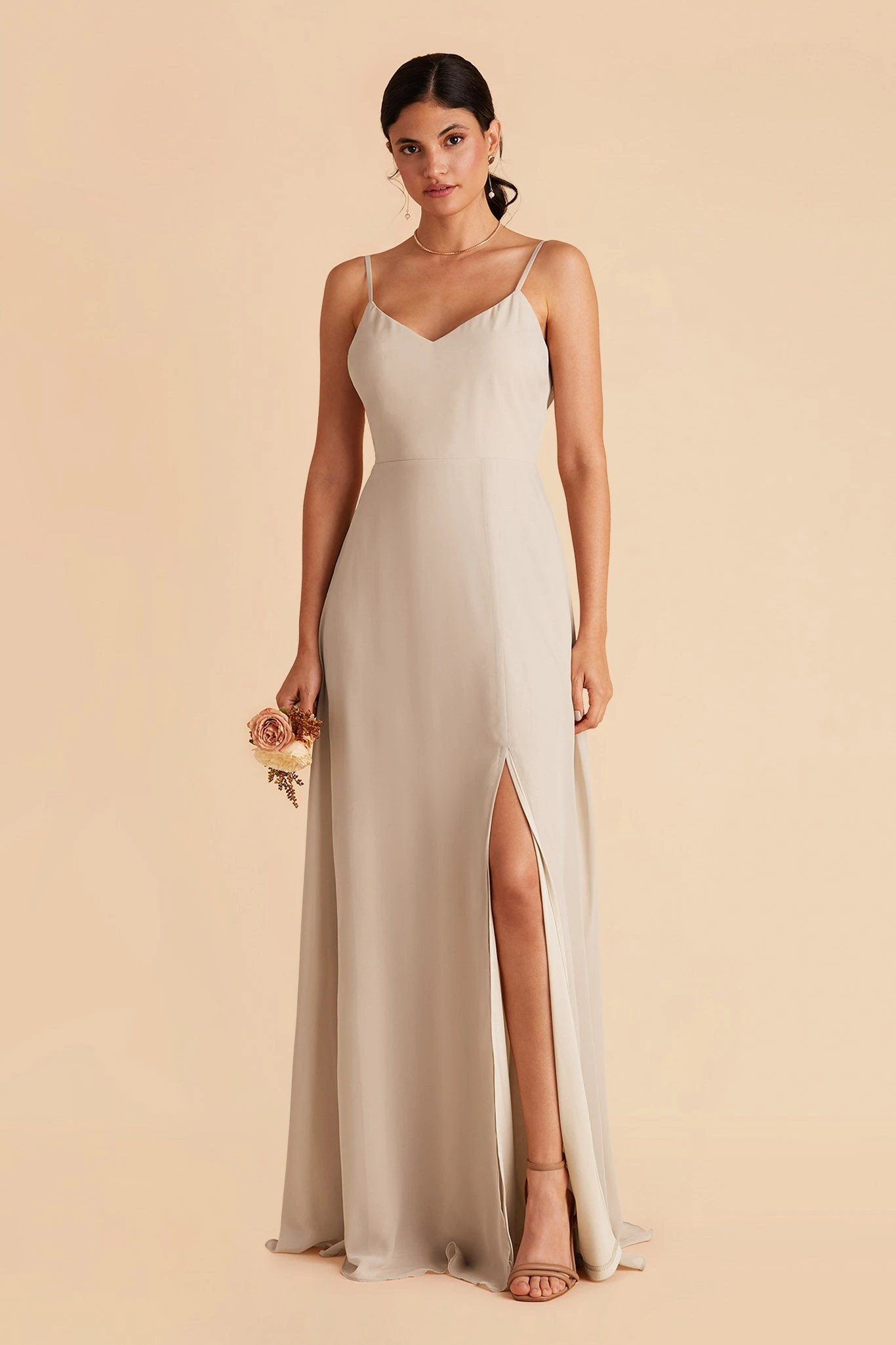 Devin Convertible Dress - Neutral Champagne 10 Devin Convertible Dress - Neutral Champagne - Image 8