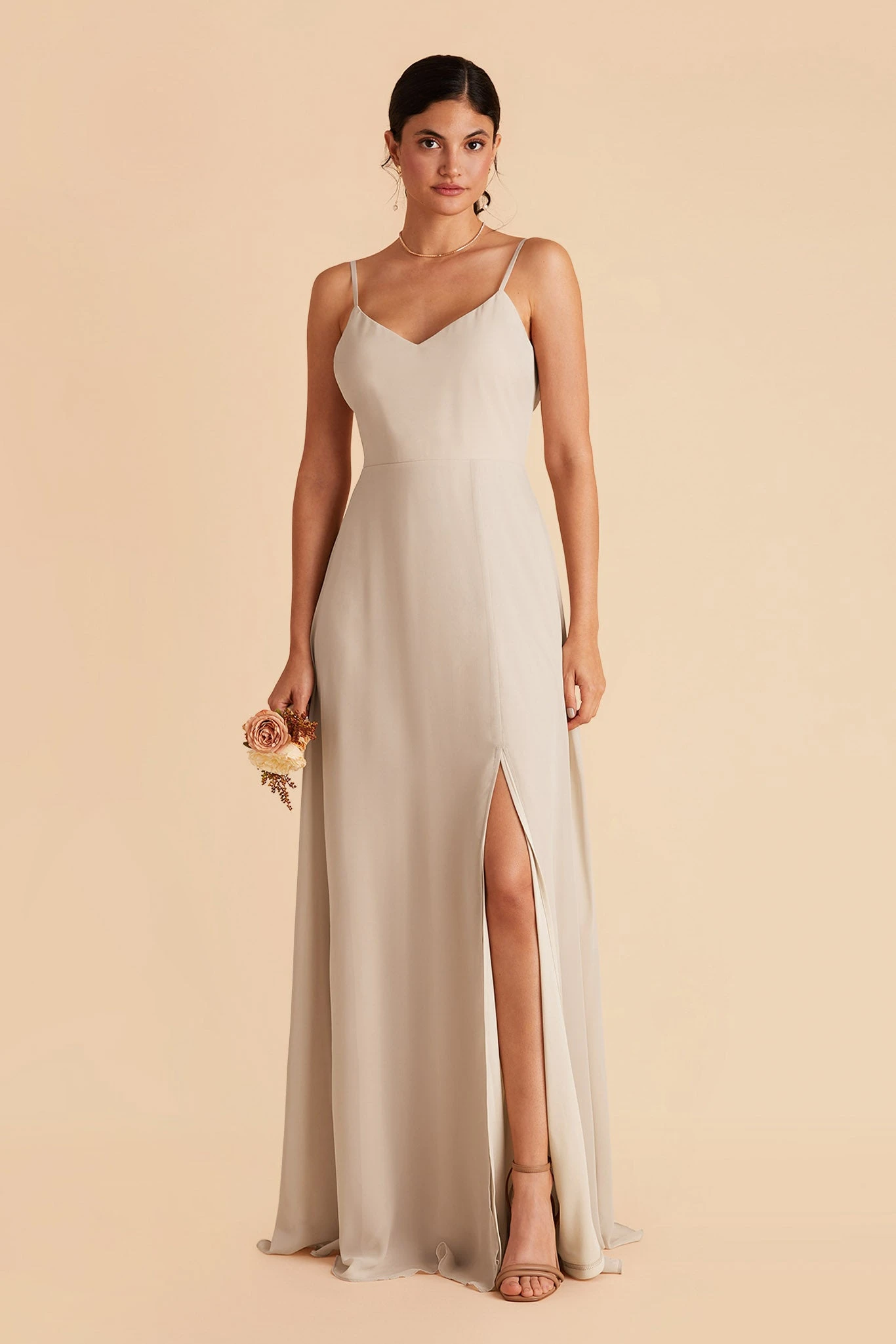 Devin Convertible Dress - Neutral Champagne 6 Devin Convertible Dress - Neutral Champagne - Image 4