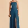 Chris Convertible Chiffon Dress - Ocean Blue