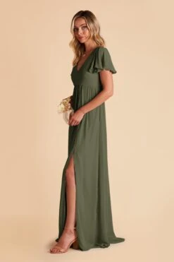 Hannah Empire Dress - Olive 15 Hannah Empire Dress - Olive -Cheap Plush Attire Store olive hannah bridesmaid dress 04