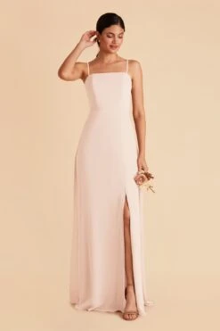 Chris Convertible Chiffon Dress - Pale Blush 15 Chris Convertible Chiffon Dress - Pale Blush -Cheap Plush Attire Store pale blush chris convertible bridesmaid dress 03