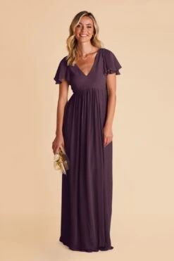 Hannah Empire Dress - Plum -Cheap Plush Attire Store plum hannah bridesmaid dress 02 5aa5b735 d2c0 4933 9076 b0698eb15643