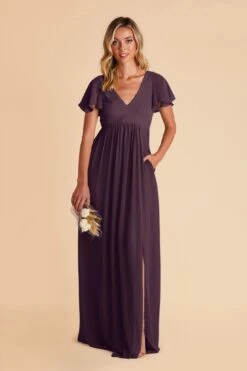 Hannah Empire Dress - Plum -Cheap Plush Attire Store plum hannah bridesmaid dress 03 5d84f72e 2110 4d05 a646 7207ec01ab9e