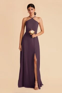 Juliet Chiffon Dress - Plum -Cheap Plush Attire Store plum juliet convertible slit bridesmaid dress 01 a2310aa4 6d0b 4133 993d 5fd364a63d15