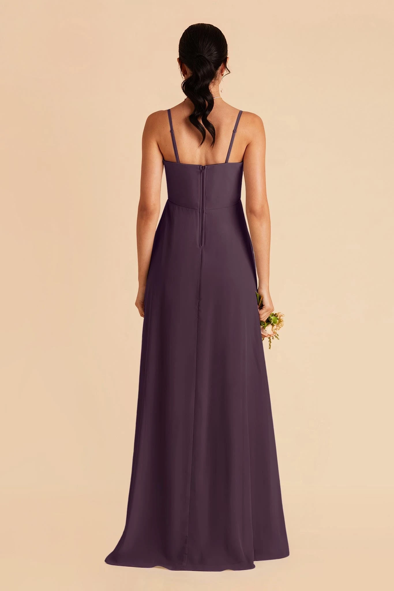 Winnie Convertible Chiffon Dress - Plum 8 Winnie Convertible Chiffon Dress - Plum - Image 6