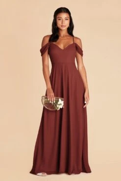 Devin Convertible Dress - Rosewood -Cheap Plush Attire Store rosewood devin convertible bridesmaid dress 01