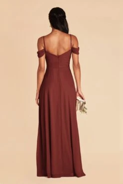 Devin Convertible Dress - Rosewood -Cheap Plush Attire Store rosewood devin convertible bridesmaid dress 02