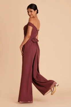 Gigi Convertible Jumpsuit - Rosewood 15 Gigi Convertible Jumpsuit - Rosewood -Cheap Plush Attire Store rosewood gigi convertible bridesmaid jumpsuit 04