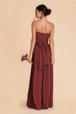 Grace Convertible Dress - Rosewood -Cheap Plush Attire Store rosewood grace convertible bridesmaid dress 01