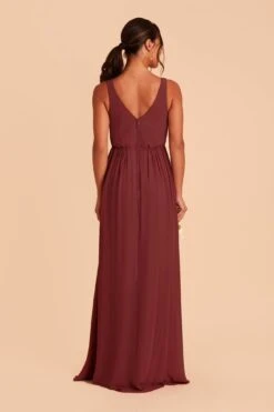Laurie Empire Dress - Rosewood 16 Laurie Empire Dress - Rosewood -Cheap Plush Attire Store rosewood laurie slit bridesmaid dress 04