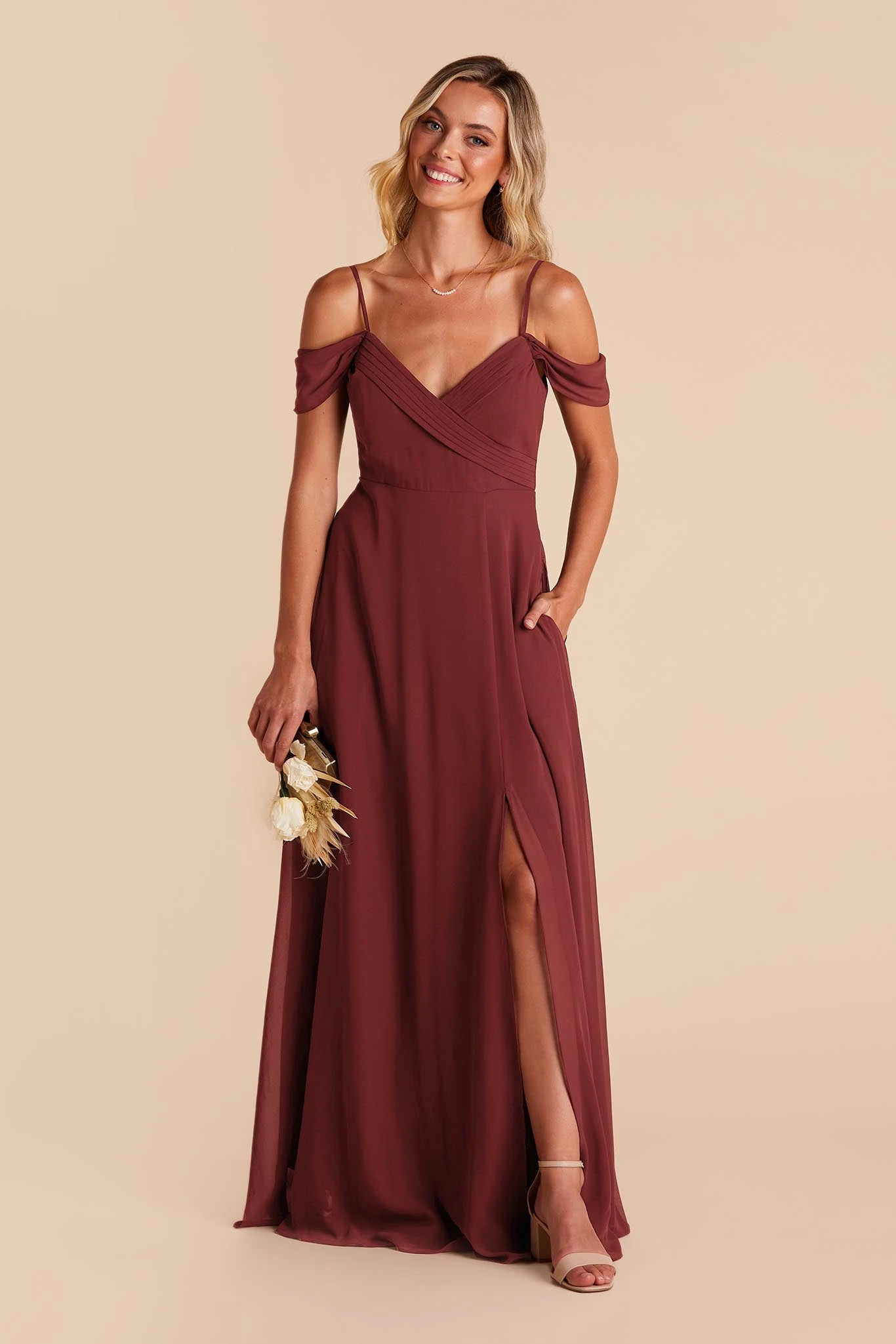 Spence Convertible Dress - Rosewood 7 Spence Convertible Dress - Rosewood - Image 5