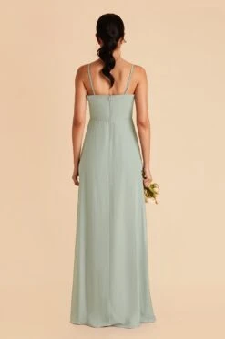 Chris Convertible Chiffon Dress - Sage -Cheap Plush Attire Store sage chris convertible bridesmaid dress 04