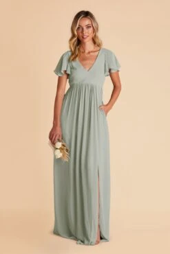 Hannah Empire Dress - Sage 19 Hannah Empire Dress - Sage -Cheap Plush Attire Store sage hannah maternity chiffon bridesmaid dress 03 049ab3b7 d635 4766 b7fd b287820c4ec4