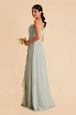 Winnie Convertible Chiffon Dress - Sage 25 Winnie Convertible Chiffon Dress - Sage -Cheap Plush Attire Store sage winnie convertible bridesmaid dress 02