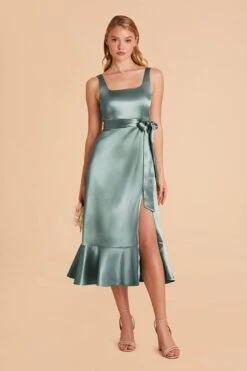 Eugenia Shiny Satin Convertible Midi Dress - Sea Glass 15 Eugenia Shiny Satin Convertible Midi Dress - Sea Glass -Cheap Plush Attire Store sea glass eugenia convertible satin bridesmaid dress 03 9799d761 9605 4834 835d efe54da57b9c