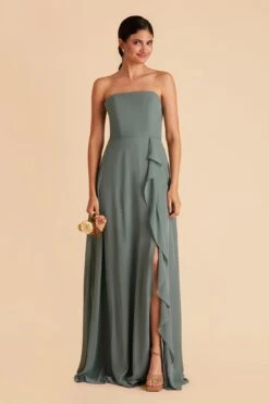 Winnie Convertible Chiffon Dress - Sea Glass 28 Winnie Convertible Chiffon Dress - Sea Glass -Cheap Plush Attire Store sea glass winnie convertible bridesmaid dress 07