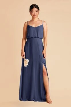 Gwennie Dress - Slate Blue 17 Gwennie Dress - Slate Blue -Cheap Plush Attire Store slate blue gwennie bridesmaid dress 02