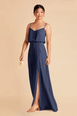 Gwennie Dress - Slate Blue 19 Gwennie Dress - Slate Blue -Cheap Plush Attire Store slate blue gwennie bridesmaid dress 04