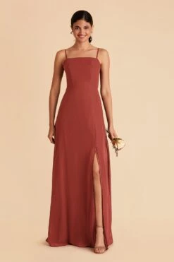 Chris Convertible Chiffon Dress - Spice -Cheap Plush Attire Store spice chris convertible bridesmaid dress 02