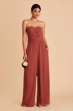 Gigi Convertible Jumpsuit - Spice -Cheap Plush Attire Store spice gigi convertible bridesmaid jumpsuit 01 a6651233 c80b 4a57 8deb 471a1a284abf