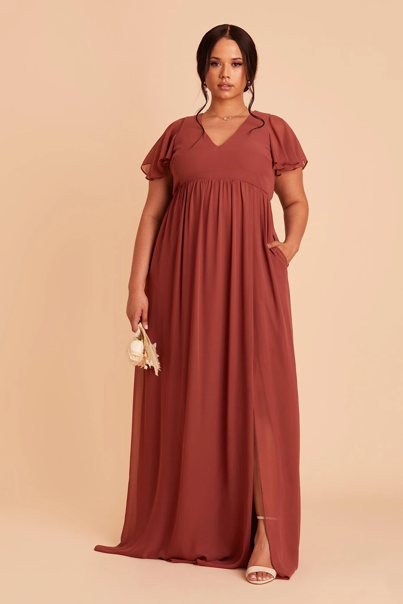 Hannah Empire Dress - Spice 9 Hannah Empire Dress - Spice - Image 7