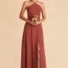 Juliet Chiffon Dress - Spice