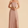 Chris Convertible Chiffon Dress - Taupe