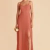 Amy Chiffon Dress - Terracotta 2 Amy Chiffon Dress - Terracotta -Cheap Plush Attire Store terracotta amy bridesmaid dress 03