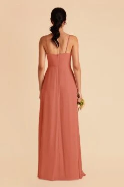 Amy Chiffon Dress - Terracotta 12 Amy Chiffon Dress - Terracotta -Cheap Plush Attire Store terracotta amy bridesmaid dress 04