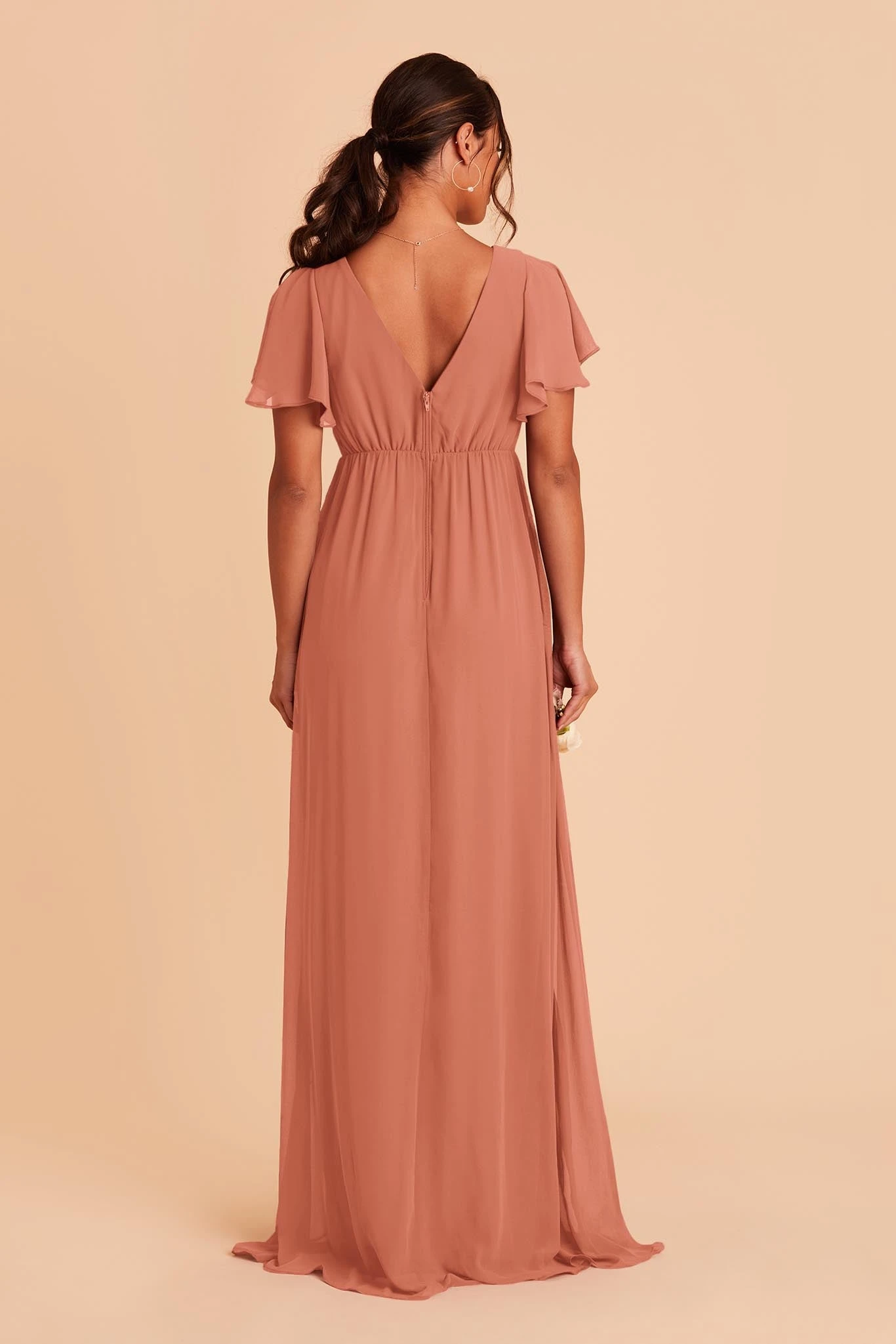 Hannah Empire Dress - Terracotta 8 Hannah Empire Dress - Terracotta - Image 6
