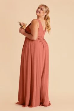 Laurie Empire Dress - Terracotta 18 Laurie Empire Dress - Terracotta -Cheap Plush Attire Store terracotta laurie slit plus size bridesmaid dress 04 49a740d9 7f46 47f3 ac64 7edce6285f6f