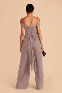 Gigi Convertible Jumpsuit - Toffee 12 Gigi Convertible Jumpsuit - Toffee -Cheap Plush Attire Store toffee gigi convertible slit bridesmaid jumpsuit 03