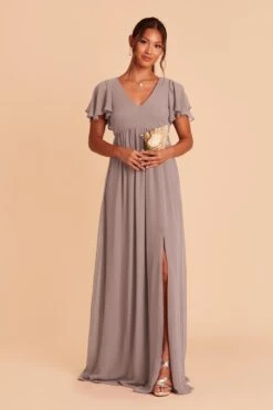 Hannah Empire Dress - Toffee 11 Hannah Empire Dress - Toffee -Cheap Plush Attire Store toffee hannah bridesmaid dress 03