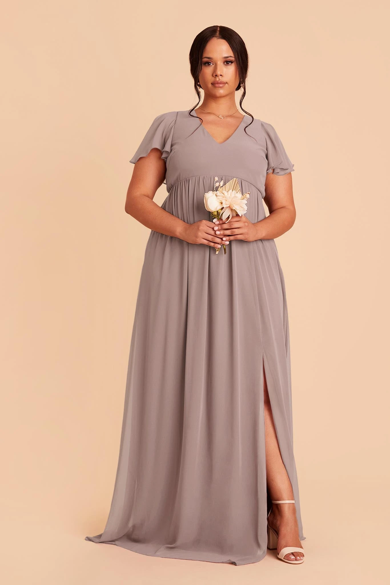 Hannah Empire Dress - Toffee 3 Hannah Empire Dress - Toffee
