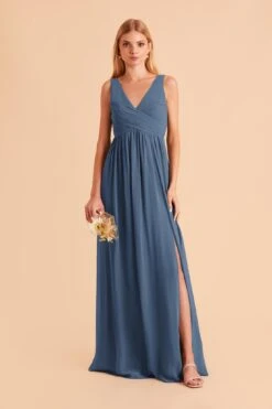 Laurie Empire Dress - Twilight -Cheap Plush Attire Store twilight laurie slit bridesmaid dress 01