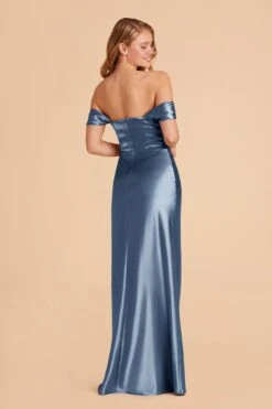 Mia Shiny Satin Convertible Dress - Twilight 21 Mia Shiny Satin Convertible Dress - Twilight -Cheap Plush Attire Store twilight mia convertible satin bridesmaid dress 04