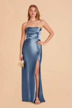 Mia Shiny Satin Convertible Dress - Twilight 18 Mia Shiny Satin Convertible Dress - Twilight -Cheap Plush Attire Store twilight mia convertible satin bridesmaid dress 05