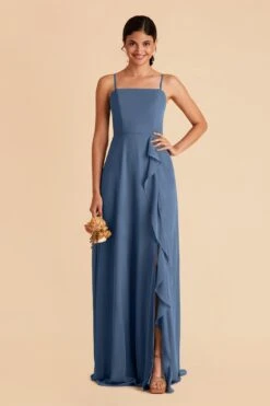 Winnie Convertible Chiffon Dress - Twilight 14 Winnie Convertible Chiffon Dress - Twilight -Cheap Plush Attire Store twilight winnie convertible slit bridesmaid dress 02